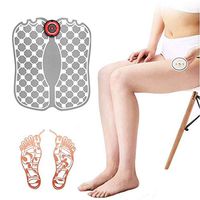 ZXGFA EMS Foot Massager, USB Rechargeable Electronic Muscle Stimulatior Feet Massage Mat with Remote Control Promoting Blood Circulation Muscle Pain Relief