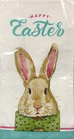 Northeast Home 2-ply Guest Towels Buffet Hostess Paper Napkins, 20-Count, Easter Spring (Happy Easter Bow Tie Bunny)