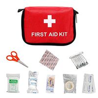 HEYJUDY Small Medical First Aid Kit with 9 Kinds of First Aid Items 420D Oxford Cloth Versatile Strong in Identification for Home Office Travel Camping Survival