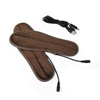 w5bhj0 Heated Insoles, USB Rechargeable Heating Shoes Pad, Electric Heated Insoles for Outdoor Camping Skiing Hiking, Winter Shoe Insert Insole Foot Warmers for Men and Women
