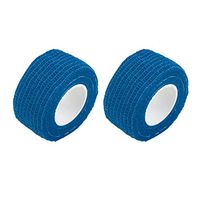 ECYC 2Pcs Self-Adhering Bandage Wraps 5 Yard Elastic First Aid Tape Roll,1 Inch Wide,Blue