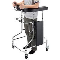 GYZ GY Elderly Walker, Stand Stand Rehabilitation Trainer Foldable Adjustable Height Walking Auxiliary Vehicle Elderly Exercise, Up to 220 Pounds Medical Supplies (Color : Walker)