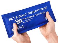 Reusable Hot Cold Compress for Pain Relief - 5" x 10", Soft & Comfortable Ice Pack for Injuries, Recovery, Knee, Shoulder Pain, Sprains, Migraines, Physical Therapy, Fast Joint and Muscle Pain Relief