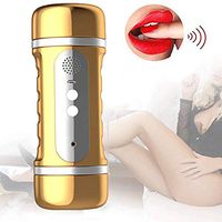 SHOOPPEE Mâsturabâtion Heated Waterproof Massager, Automatic Oral Deep Throat Male Šucker Electric Suction Voice Toy Aǐrcrāft Massage-Cup, Make Your Happy