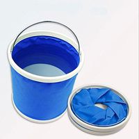 NDNB 12L Multifuctional Collapsible Bucket for Beach, Travel, Camping, Fishing, Car Washing-Lightweight Folding Water Container with Case