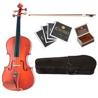Cecilio CVA-400 12-Inch Solid Wood Flamed Viola