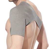 HZYWL Shoulder Support,Compression Support,Upgrade Adjustable Bamboo Charcoal Sports Shoulder Pads Confortable Breathable Fabric,Right,L