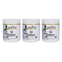 Swanson GI Detox Powder Colon Gastrointestinal Tract Fiber Digestive Weight Management Support Enzyme Herb Prebiotic Probiotic Formula Dietary Supplement 10.6 oz (300 g) Powder Pwdr (3 Pack)