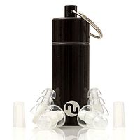 NU Ear Plugs for Concerts - Ear Protection, Hearing Protection Earplugs. Reusable Silicone High Fidelity Ear Plugs for Musicians, Festivals, Motorcycles, Drummers, Studying