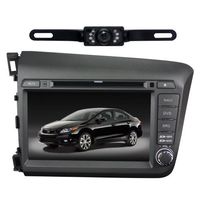 For Honda Civic 2012 8" Indash Car DVD Player GPS Navigation Navi iPod Bluetooth HD Touchscreen TV Radio RDS Rear Camera FM Stereo Headunit Free Map CDA113R