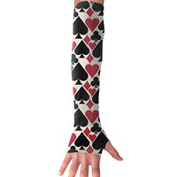 Cooling Arm Sleeves Poker UV Protection Hands Arm Cover Long Arm Sleeve Glove