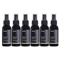 Mask Toilet Spray, Green Tea & Lemongrass, 2-Ounce (6-Pack), Deodorizer Bathroom Spray