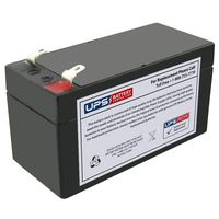 Leoch LP12-1.5 12V 1.4Ah Replacement Battery with F1 Terminal