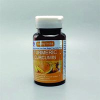 Metrey India Turmeric Curcumin 500Mg with Curcuminoids & Ginger Rhizome Extract - 60 Capsules