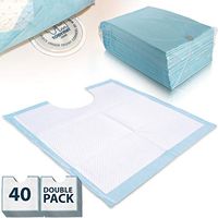 New Improved ToidyMat Disposables - The Toilet Mat RE-Invented - Double Pack of 40 (Incontinence Pads)