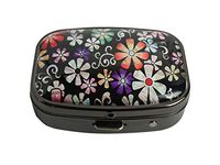 PTCRMG Image Custom Unique Pill Box Case Tablet Medicine Pocket Purse Travel Pill Vitamin Decorative Box Case Holder (Cosmos)