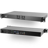 MITXPC Dual Intel LAN Mini 1U Rackmount Solution with Intel Core i5-4570S vPro iAmt, NF9J-Q87, M1U04