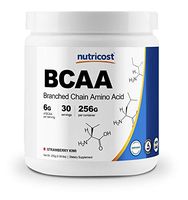 Nutricost BCAA Powder 2:1:1 (Strawberry Kiwi, 30 Serv)