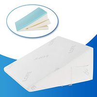 Lofe Foam Bed Wedge Pillow(24x24x12),Multipurpose Adjustable,Gel-Infused Memory Foam,Washable Bamboo Cover,Back & Leg Pillow,Relief from Acid Reflux,Snoring,Post Surgery (Interlayer Adjustment)