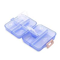 xdobo Weekly Medicine Storage 7 Day Tablet Pill Sorter Organizer Plastic Box Holder Container Medicine Storage, Travel Pack Pills Box（ Blue）