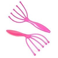 shengyuze Head Massager, Mini Portable Five Finger Scalp Massager Head Hair SPA Stress Relax Equipment, Plastic