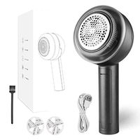 Lint Remover Shaver with One More Stainless Steel Rotary Blade Power Cable Clothes Fuzz Fabric Shaver