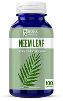 Ahana Nutrition Neem – Neem Leaf Capsules to Support Healthy Skin and Immune System (475mg – 100 Capsules)