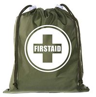 Drawstring Bags for Mini First Aid Kit, Emergency Medical Bag for Medicine - Moss CA2655FirstAid S1
