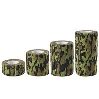 Andux Land Self-Adhesive Bandage 4 Rolls Cohesive Wrap Bandaging Tape ZZTXBD-04 (Swamp Camouflage)