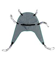 Patient Aid Divided Leg Padded Patient Lift Universal Sling with Head Support, Size Medium, 450lb Capacity