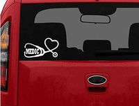 StickerLoaf Brand Stethoscope Heart MEDIC car truck Laptop Decal Sticker decals sticker EMT EMS Paramedic Fire Firemedic Flight fp-c critical care