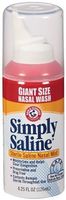 Simply Saline Giant Size Adult Nasal Wash Mist, 4.25 Ounce (Pack of 24)