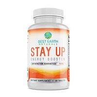Stay Up Energy Booster Energy Vitamins with Guarana, B Vitamins and More for Energy, Endurance, Stamina, Focus Support and to Help Stay Alert 30 Count