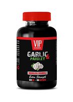 Cholesterol lowering Supplements - Garlic & Parsley 600MG - Extra Strength - Garlic & Parsley Supplement - 1 Bottle 100 Softgels