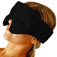 Huggaroo UNSCENTED Microwavable Warm Compress & Cooling Gel Eye Mask for Migraine Headache, Sinus Relief, Dry or Puffy Eyes, Stye, Blepharitis, Chalazion – Weighted Sleep Mask