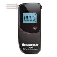 Secureguard BAC Portable Breathalyzer - CA 20FP Digital Alcohol Detector | Alcohol Tester with Digital Display Breath Analyzer for Personal & Professional Use | Mouthpiece and Battery Included