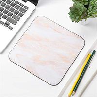 Office Desk Mat Marble Pattern Desk Organizer School Supplies Mouse Desk Tools (Color : Beige)