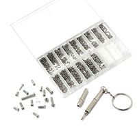 Alllife8989 Tiny Screws Nut Screwdriver Watch Eyeglass Glasses Repair Tool Set Kit 1000 pcs