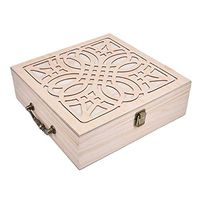 Essential Oils Storage Wooden Box - with 62 Slots for 5, 10, 15ml,115ml Bottles, Essential Oils Wooden Case Perfect for Display & Presentation