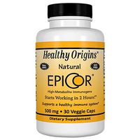 Healthy Origins EpiCor (Clinically Proven Immune Support) 500 mg, 30 Veggie Capsules