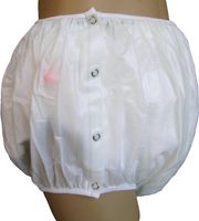 Baby Pants Milky White Tuffy Adult Snap-on Plastic Pants - 2X Large