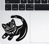 The Marvel's Cute Black Panther Sticker - Animal Sticker- Black Panther Loin Cub decal Vinyl Sticker for Apple Macbook, Trackpad, Keyboard, Mac Air, iPad, Laptop Sticker By A-B