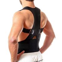 Dunamis Posture Corrector Brace: Lumbar Support Belt for Back Pain Relief | Breathable Adjustable Upper Back Support Brace for Men & Women| Back Posture Corrector for Spine Alignment - X-Small