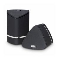 August MS625 - Portable Dual Bluetooth Speakers - Wireless Stereo Speakers for TVs, Laptops, Tablets, Smartphones