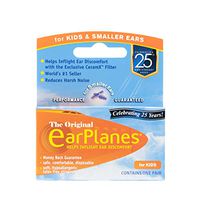 EarPlanes Ear Plugs Kid's Small Size 1 Pair (Pack of 5)