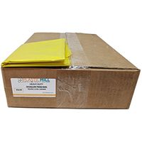 PlasticMill 33 Gallon Garbage Bags: Yellow, 1.5 MIL, 33x39, 100 Bags.