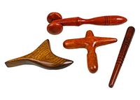 Foot Hand Massage Wooden Stick (4 Set)