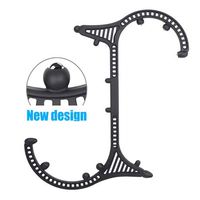 Sokiss Trigger Point Massager - Therapy Roller Roller Ball Cozy Massage Tool for Self Lower Back Massage, Neck Massage, Shoulder Massage, Myofascial Release - Deep Muscle Self Massage Hook …