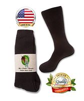 AlpacaJack Mens Diabetic Outdoor Sock - One Size Black - Warm and Cozy Hypo-allergenic