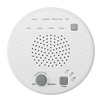 White Noise Machine - Sleep Quality Enhancer 8 Non-Looping Optional Sound Music Timing Setting Sleep Machine Snorers Babies Sleep Therapy Regulator